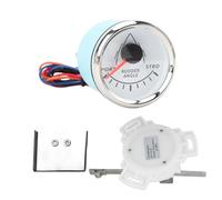 XTevu Rudder Angle Gauge, Rudder Angle Meter with Sensor Compatible with Boats Yachts Speedboats, 52mm Marine Steering Indicator, 8 Colors Backlight Gauge
