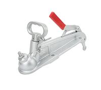 XTevu Trailer Coupling, Tow Hitch Coupler 3500kg with Handle Bracket, Trailer Hitch for Boat Trailer RV Caravan, Coupling Head for Towing Systems