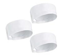 Xthrotsenk 3Pcs White Chefs Hats for Men Women Unisex White Chef Beanie Chef Skull Cap Adjustable Catering Butcher Hat Chefs Hat Washable for Adults, with Breathable Mesh Top