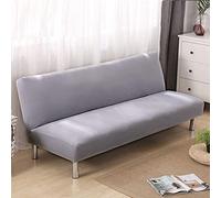 XTHY 1/2/3 Seater Folding Sofa Bed Cover Teal Covered Futon Armless Sofa Slipcover Protector Legs Small Double Cover Armless Sofa Cover Stretch Futon Cover Armless Stretch Cover For Pets