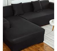 XTHY Corner Sectional Couch Sofa/Covers L Shape Blue/Beige/Grey Right/Left Sofa Protector Set Soft Super Stretch L-Type Polyester Fabric Sofa Slipcovers Chaise U Shaped For Living Room Cats