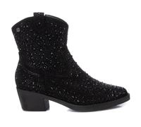 XTI - Ankle Boots Zip Closure for Women, Colour: Black, Size: 37, Black/White, 7 UK