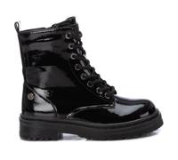 XTI KIDS Girl's 150980 Combat Boot, Black/White, 1.5 UK