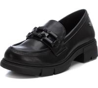 XTI KIDS Girl's 151070 Loafer, Black/White, 1.5 UK