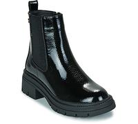 Xti Low Ankle Boots 144297-BLACK-PATENT in Black 3