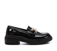 XTI Women's 141727 Loafers, Black/White, 4 UK