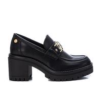 XTI Women's 142057 Loafers, Black/White, 4 UK