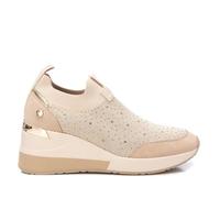 XTI - Women's Sneaker - Comfortable and Versatile Footwear - Casual Fashion, Beige 78, 6 UK