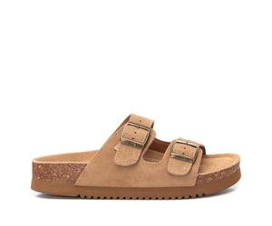 XTI Women's 14255201 Flat Sandal, Camel 74, 3.5 UK