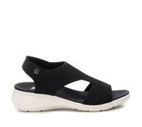 XTI Women's 14273702 Flat Sandal, Black 42, 3.5 UK