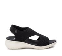 XTI Women's 14273702 Flat Sandal, Black 42, 5 UK