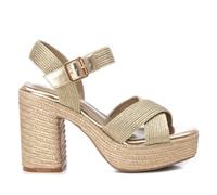 XTI Women's 14274101 Wedge Sandal, Gold 62, 6.5 UK
