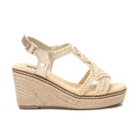 XTI Women's 142753 Wedge Sandal, Gold, 5 UK