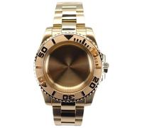 XTINKOPW 1pc 20mm Stainless Steel Strap 40mm Watch Case for Nh35 Nh34/36/38 ETA 2824 Miyota 8215 Movement 28.5mm Dial(Rose Gold,Miyota 8215)