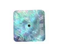 XTINKOPW 1pc 27mm Watch Dial Suitable NH35/36 Movement White Shell Sunburst Date Window Man Watch Accessories Parts Dial(A5)