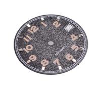 XTINKOPW 1pc 28.5MM Black/Blue Sterile Dial Fit NH35 NH36 Movement Watch Parts(Black)