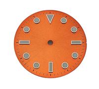 XTINKOPW 1pc 28.5mm Dial Black Coffee Orange Turquoise White Purple Light Blue Deep Blue NH35 Luminous Dial Suitable for NH35/36 Movement(NO.52)