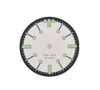 XTINKOPW 1pc 28.5mm Dial NH35 Dial Green Full Luminous Dial 28.5mm Fits NH35/NH36 Movement Parts Replacement Parts Watch Dial(NO.7)