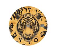 XTINKOPW 1pc 28.5mm Dial NH35 Dial NH36 Dial Tiger Series Arabic Numeral Dial Suitable for NH35/36 Movement(NO.2,Dual Calendar)
