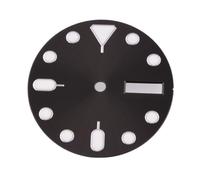 XTINKOPW 1pc 28.5mm for NH36 NH36A Movement Sterile Green Luminous Suitable for 3 O'clock 3.8 O'clock Watch Dial with Date Window Accessories(E)