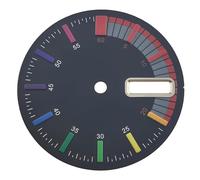 XTINKOPW 1pc 28.5mm NH36 Rainbow Series Watch Dial Dual Calendar Face for NH34 NH35 NH36A Automatic Movement Watch Accessories(WZ-N-183)