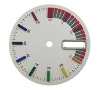 XTINKOPW 1pc 28.5mm NH36 Rainbow Series Watch Dial Dual Calendar Face for NH34 NH35 NH36A Automatic Movement Watch Accessories(WZ-N-184)