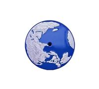 XTINKOPW 1pc 28.5mm Watch Dial Flame Planet Earth Surface for NH35/NH34/4R/7S Movement No Date Faces Space Earth Watch Dial Replacement Parts(Ocean)