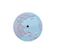XTINKOPW 1pc 28.5mm Watch Dial Flame Planet Earth Surface No Date Faces Space Earth Watch Dial Replacement Parts for NH35/NH34 Movement(Sky Blue)