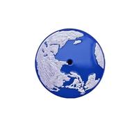 XTINKOPW 1pc 28.5mm Watch Dial Flame Planet Earth Surface No Date Faces Space Earth Watch Dial Replacement Parts for NH35/NH34 Movement(Ocean)