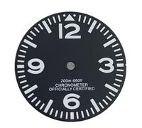 XTINKOPW 1pc 29mm Dial Black White Dial Full Luminous Dial Fit NH35 NH36 ETA2824 PT5000 ST2130 DG ETA2836 Movement Watch Parts(Dial 3)