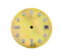 XTINKOPW 1pc 29mm Dial NH35 Dial Watch Dial NH35/NH36 Watch Dial Suitable for NH35/NH36 Movements NH35 Case(Yellow)