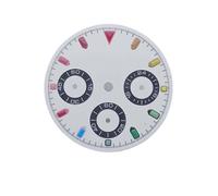 XTINKOPW 1pc 29MM Diameter Sterile Watch Dial Modified Green LUme Dial for VK63 Movement Accessories Watch Parts for Wristwatch(A20)