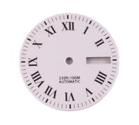 XTINKOPW 1pc 29MM Roman Green/Blue/White/Black Sterile Dial Fit NH35 NH36 Movement Watch Accessories(Red)