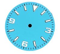 XTINKOPW 1pc 29mm Super Luminous Light Blue Watch Dial Face Parts for NH35 NH36 NH38 ETA2824 2836 Miyota 8215 Movement Replace Parts(Blue Sterile,ETA 2824 PT5000)
