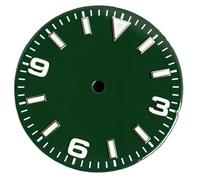 XTINKOPW 1pc 29mm Super Luminous Light Blue Watch Dial Face Parts for NH35 NH36 NH38 ETA2824 2836 Miyota 8215 Movement Replace Parts(Green Sterile,NH35A NH36A)
