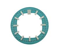 XTINKOPW 1pc 30.5mm Dial for Nautilus NH38/70 Hollow Green Luminous Indexes Fit Automatic Movement Modified Skeleton Watch Accessories Parts(A12 Silver Markers)