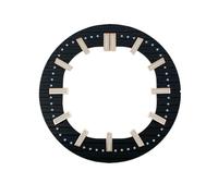 XTINKOPW 1pc 30.5mm Dial for Nautilus NH38/70 Hollow Green Luminous Indexes Fit Automatic Movement Modified Skeleton Watch Accessories Parts(A3 Rose Gold Markers)