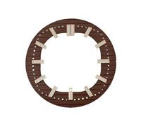 XTINKOPW 1pc 30.5mm Dial for Nautilus NH38/70 Hollow Green Luminous Indexes Fit Automatic Movement Modified Skeleton Watch Accessories Parts(A9 Rose Gold Markers)