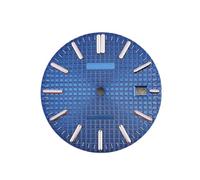 XTINKOPW 1pc 31.8mm Watch Dial Green Luminous Single CalendarSuitable for NH35/NH36 Movements Watch Accessories(7)