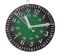 XTINKOPW 1pc 33.5mm Black Red Green Brown Blue Gradien Sterile Sandwich Dial Fit NH35 NH36 ETA2824 PT5000 Automatic Movement White Edge Hands(Green dial and Hand,ETA2824 PT5000)