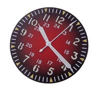 XTINKOPW 1pc 33.5mm Black Red Green Brown Blue Gradien Sterile Sandwich Dial Fit NH35 NH36 ETA2824 PT5000 Automatic Movement White Edge Hands(Red dial and Hand,ETA2824 PT5000)