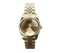 XTINKOPW 1pc 36mm/39mm Round Edge Watch Case Glass for 4r36 NH35 NH36 NH34 Miyota 8215 Movement 28.5mm Dial Bracelet Oyster(Solid Cover 1,36mm NH35 NH36)