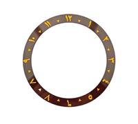 XTINKOPW 1pc 38MM*30.8MM Arabic Numerals Watch Bezel Insert Ring Glossy/Matte Ceramic for 40MM Men Case Inner NH35 Case Watch Accessorie(NO.2)