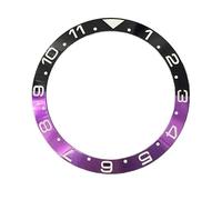 XTINKOPW 1pc 38mm Black Purple Blue Watch Bezel(12 BLACK PURPLE)