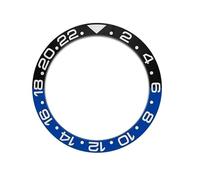 XTINKOPW 1pc 38mm Curved Blue Green Luminous Ceramics Bezel Insert Ring Fit SKX007 SKX009 SRPD GMT SUB Watch Case Men Watch Ring Refit Parts(05 Green Luminous)