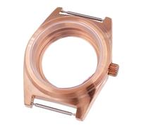 XTINKOPW 1pc 38mm Rose Gold/Silver/Black Watch Case Glass Stainless Steel Case FIT NH35 NH36 PT5000 ETA2824 ST2130 Movement(E,NH35 NH36)