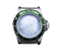 XTINKOPW 1pc 39.5mm 1960 Vintage Watch Case for NH35 NH36 Sub Retro Dome Glass 904L Stainless Steel Aluminium Bezel Case(A8)