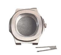 XTINKOPW 1pc 40mm Big Square Watch Case Fit NH35A NH36 NH70 NH72 Movement 100m Green Lumnious Dial(Glass Back Case)
