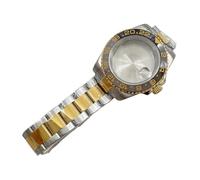 XTINKOPW 1pc 40MM Gold Silver Watch Case for GMT NH35 NH34 Automatic Movement Green Black Bezel Stainless Steel(A5)
