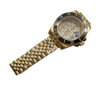 XTINKOPW 1pc 40MM Gold Watch Case for GMT NH35 NH34 Automatic Movement Green Blue Bezel Stainless Stee(A10)